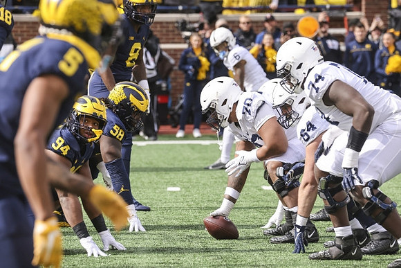 DJ Turner (5), Eyabi Anoma Okie (18), Kris Jenkins (94), Mazi Smith (58), and Derrick Moore (8)