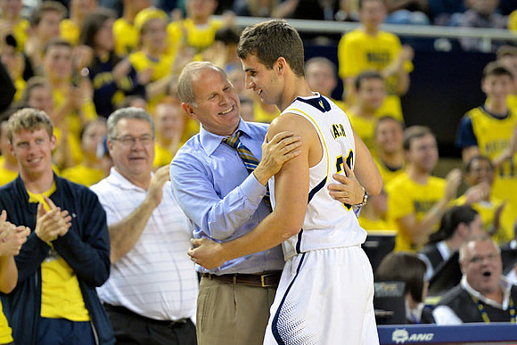 John Beilein and Austin Hatch (30)