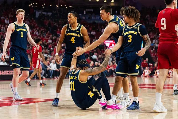 Danny Wolf (1), Nimari Burnett (4), Roddy Gayle Jr. (11), Vladislav Goldin (50), and Tre Donaldson (3)