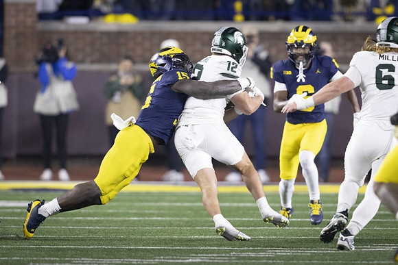 Ernest Hausmann (15) and Brandyn Hillman (6)