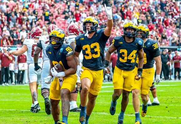 Cameron Brandt (91), Dominic Nichols (33), Jaydon Hood (34), and Jimmy Rolder (30)