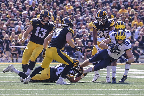 Luke Schoonmaker (86) and Cornelius Johnson (6)