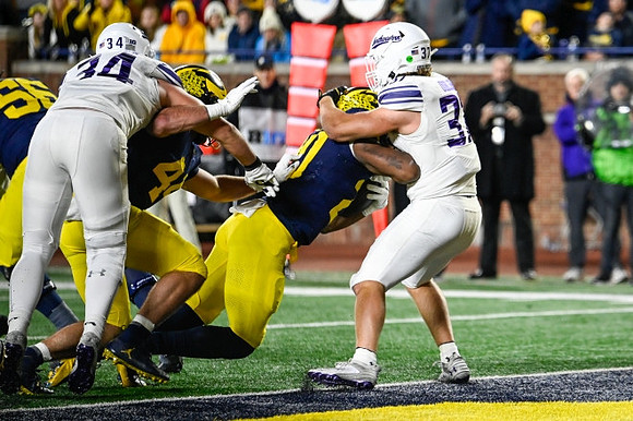 Dominick Giudice (56), Max Bredeson (44), and Kalel Mullings (20)