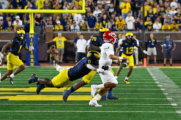 Jaishawn Barham (1), Josaiah Stewart (0), Kenneth Grant (78), and Wesley Walker (13)