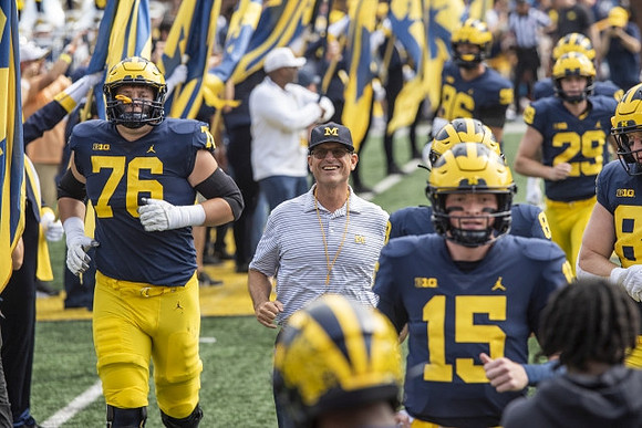 Jim Harbaugh and Michigan Team