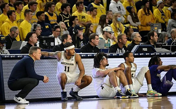 Dusty May, Roddy Gayle Jr. (11), Tre Donaldson (3), and Nimari Burnett (4)
