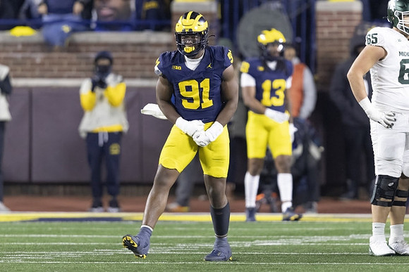 Cameron Brandt (91) and Wesley Walker (13)