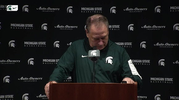 Michigan State Head Coach Tom Izzo
