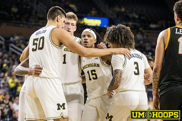 Vladislav Goldin (50), Danny Wolf (1), Rubin Jones (15), and Tre Donaldson (3)