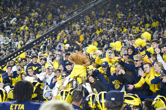 Michigan Team and Paul Bunyan Trophy
