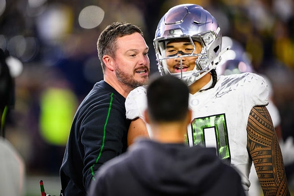 Oregon Head Coach Dan Lanning