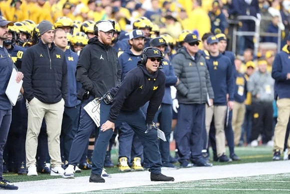 Jim Harbaugh and Michigan Team
