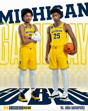 Kobe Bufkin (2) and Jace Howard (25)