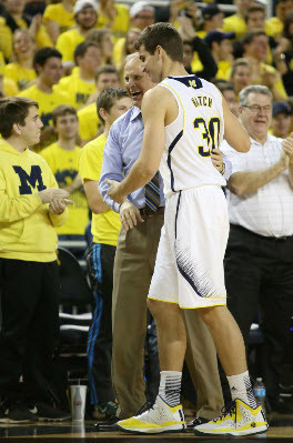 John Beilein and Austin Hatch (30)