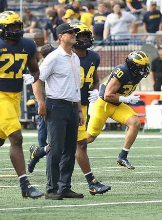 Jim Harbaugh and Michigan Team