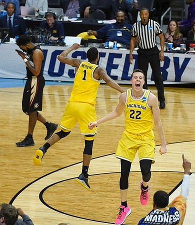 Charles Matthews (1) and Duncan Robinson (22)