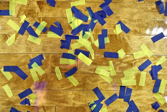 Maize and Blue Confetti