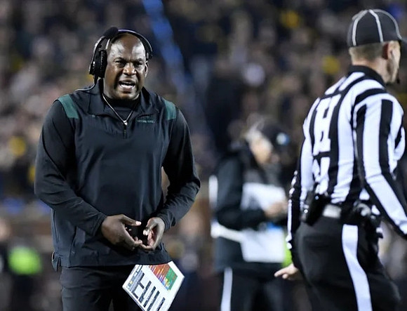 Michigan State Head Coach Mel Tucker