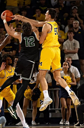 Tre Donaldson (3) and Vladislav Goldin (50)