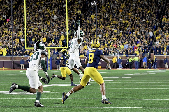 C.J. Charleston (5) and Tyler Morris (8)