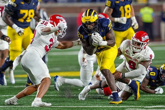 Myles Hinton (78), Kalel Mullings (20), and Colston Loveland (18)