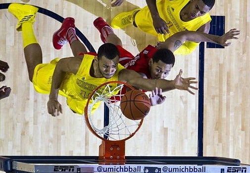 Jon Horford (15) and Glenn Robinson III (1)
