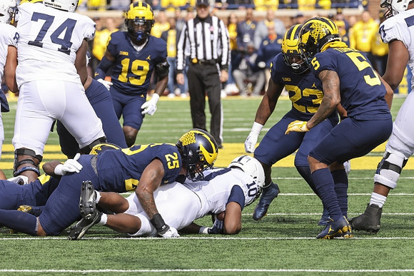 Rod Moore (19), Junior Colson (25), Michael Barrett (23), and DJ Turner (5)