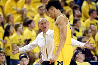 John Beilein and D.J. Wilson (5)
