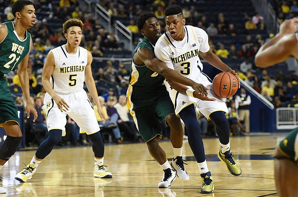 D.J. Wilson (5) and Kameron Chatman (3)