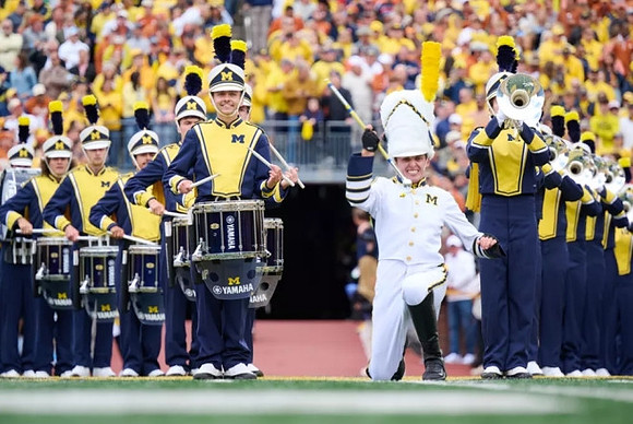 Michigan Band and Michigan Drum Major