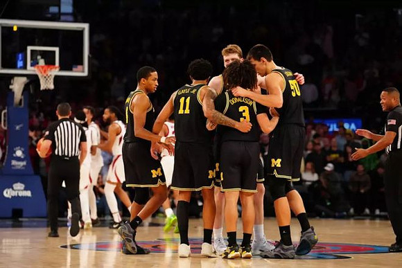 Nimari Burnett (4), Roddy Gayle Jr. (11), Tre Donaldson (3), Danny Wolf (1), and Vladislav Goldin (50)