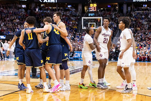 Rubin Jones (15), Roddy Gayle Jr. (11), L.J. Cason (2), Will Tschetter (42), and Vladislav Goldin (50)