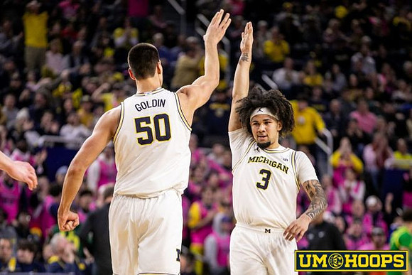 Vladislav Goldin (50) and Tre Donaldson (3)