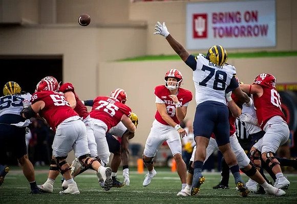 Mason Graham (55) and Kenneth Grant (78)