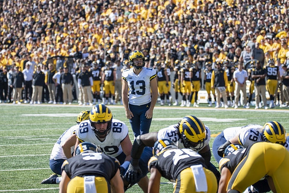Brad Robbins (91), Jake Moody (13), Carter Selzer (89), Trente Jones (53), and Jeffrey Persi (79)