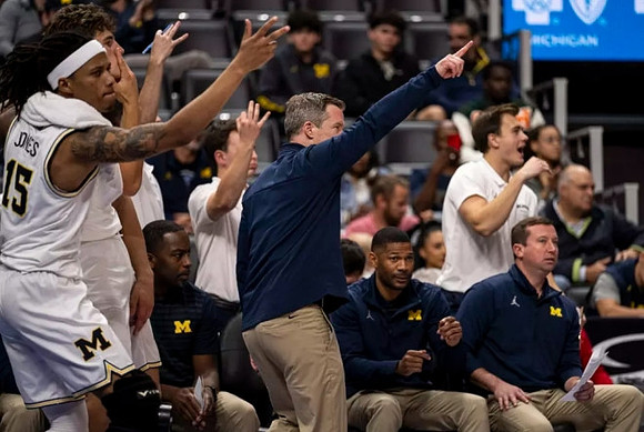 Dusty May and Michigan Team