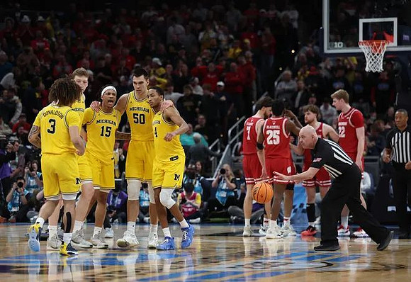 Tre Donaldson (3), Danny Wolf (1), Rubin Jones (15), Vladislav Goldin (50), and Nimari Burnett (4)