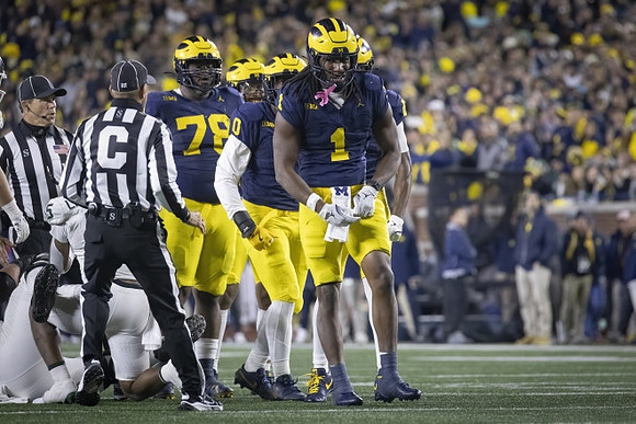 Kenneth Grant (78), Josaiah Stewart (0), and Jaishawn Barham (1)