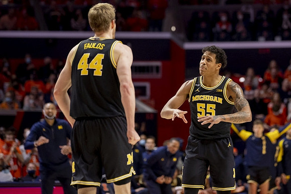 Jaron Faulds (44) and Eli Brooks (55)