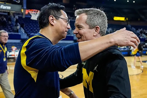 UofM President Santa Ono and Dusty May