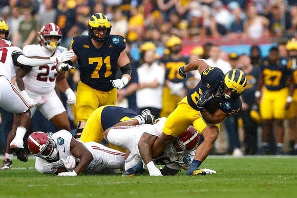 Evan Link (71) and Jordan Marshall (23)
