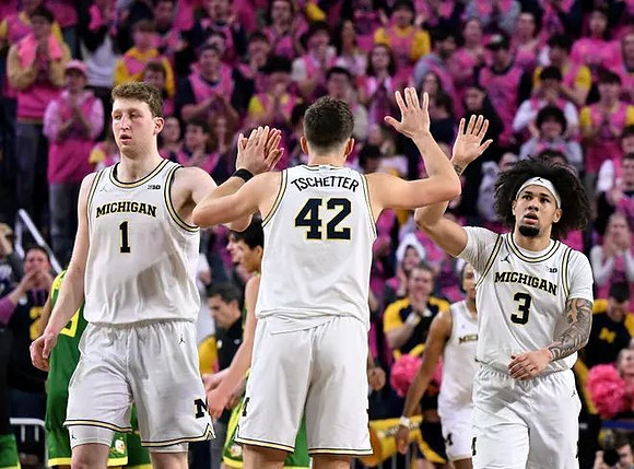 Danny Wolf (1), Will Tschetter (42), and Tre Donaldson (3)