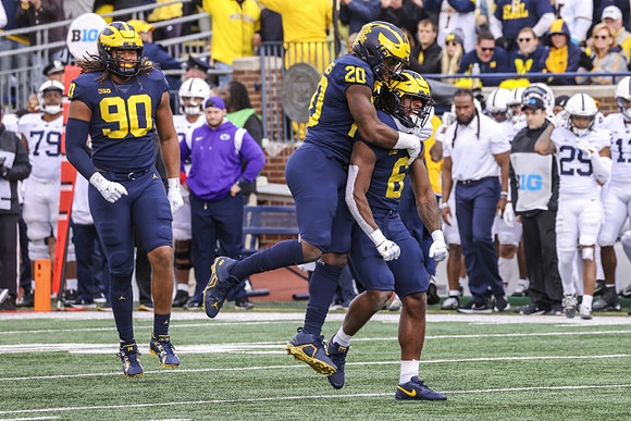 Mike Morris (90), Kalel Mullings (20), and R.J. Moten (6)