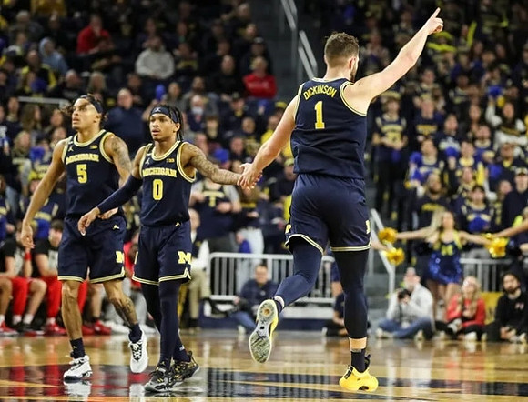 Terrance Williams II (5), Dug McDaniel (0), and Hunter Dickinson (1)