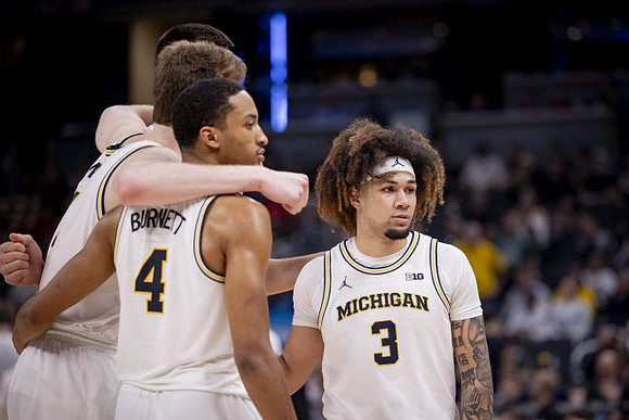 Vladislav Goldin (50), Danny Wolf (1), Nimari Burnett (4), and Tre Donaldson (3)