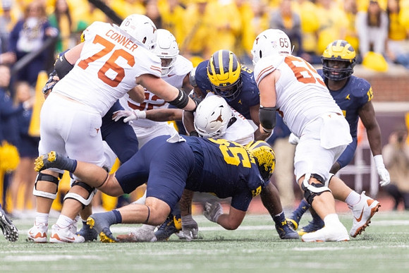 Mason Graham (55), Ernest Hausmann (15), and Josaiah Stewart (0)