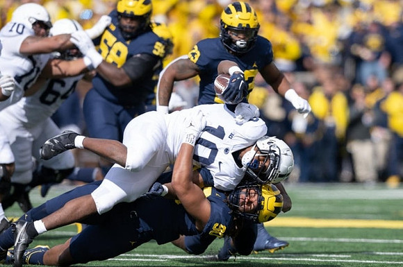Mazi Smith (58), Michael Barrett (23), and Mike Morris (90)