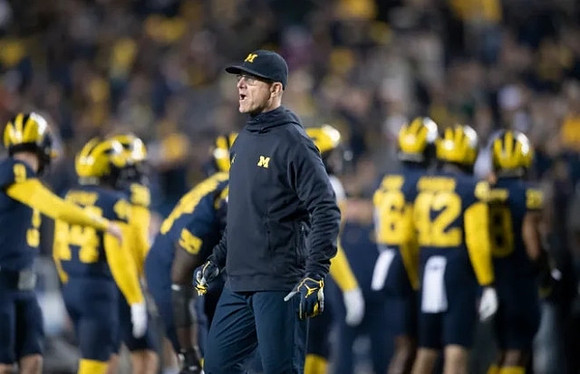 Jim Harbaugh and Michigan Team