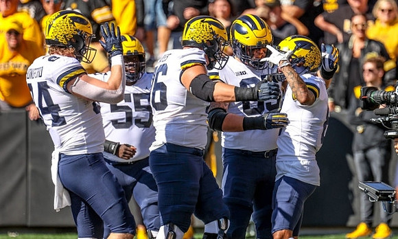 Joel Honigford (84), Olusegun Oluwatimi (55), Ryan Hayes (76), Zak Zinter (65), and Ronnie Bell (8)