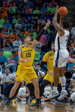 Joey Baker (15) and Hunter Dickinson (1)